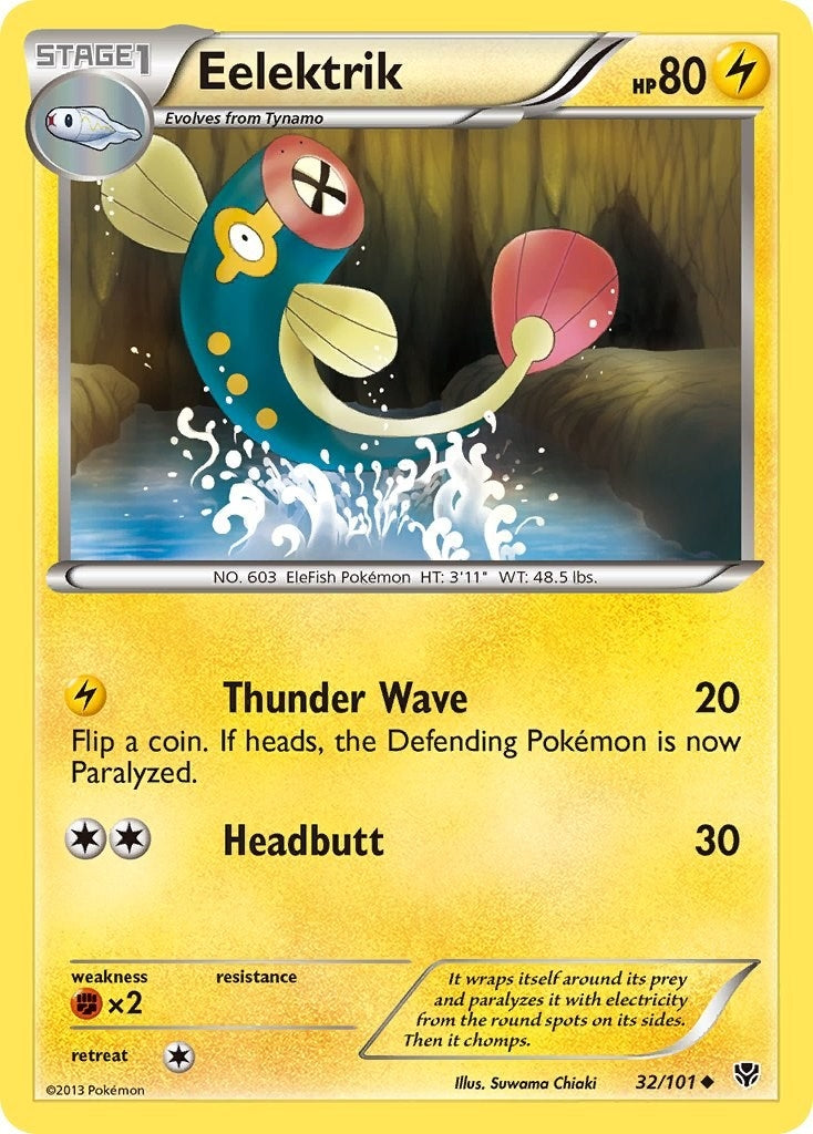 Image for Eelektrik (32/101) - Pokemon