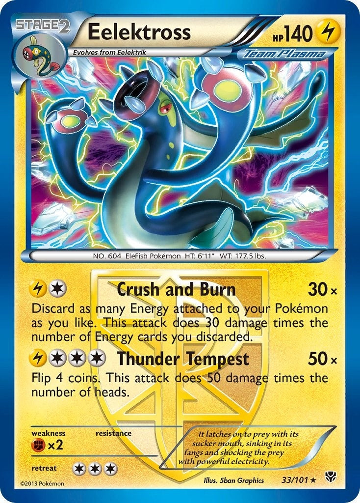 Image for Eelektross (Team Plasma) (33/101) - Pokemon