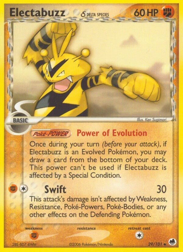 Image for Electabuzz (Delta Species) (29/101) - Pokemon