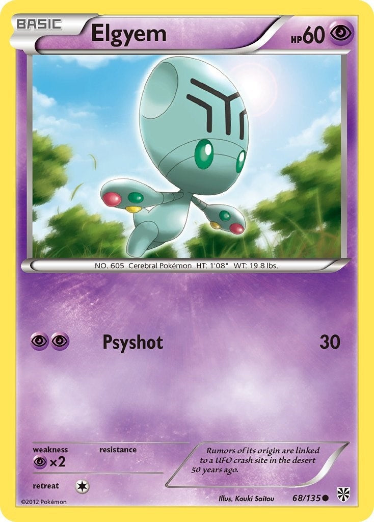 Image for Elgyem (68) (68/135) - Pokemon