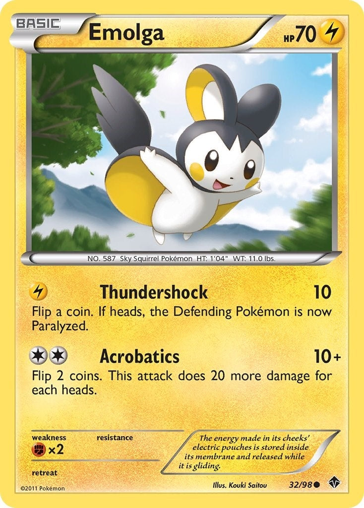 Image for Emolga (32/98) - Pokemon