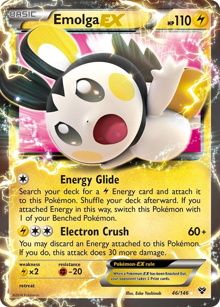 Image for Emolga EX (46/146) - Pokemon