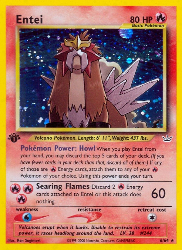 Image for Entei (6) (06/64) - Pokemon