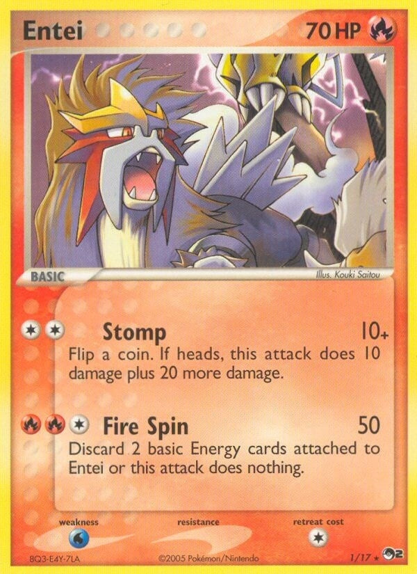 Image for Entei (001/017) - Pokemon