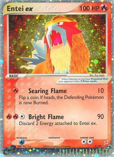 Image for Entei ex (91/95) - Pokemon
