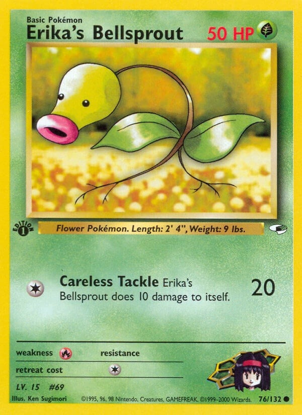 Image for Erika's Bellsprout (76) (076/132) - Pokemon
