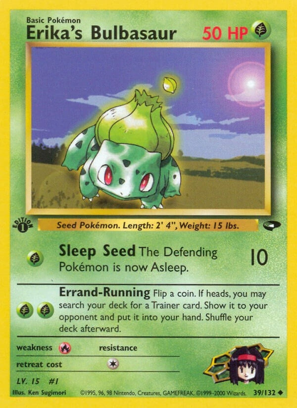Image for Erika's Bulbasaur (039/132) - Pokemon