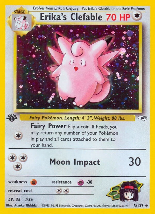 Image for Erika's Clefable (003/132) - Pokemon
