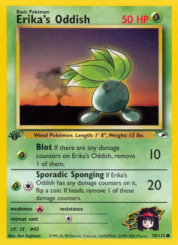 Image for Erika's Oddish (78) (078/132) - Pokemon