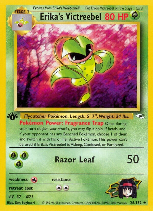 Image for Erika's Victreebel (026/132) - Pokemon