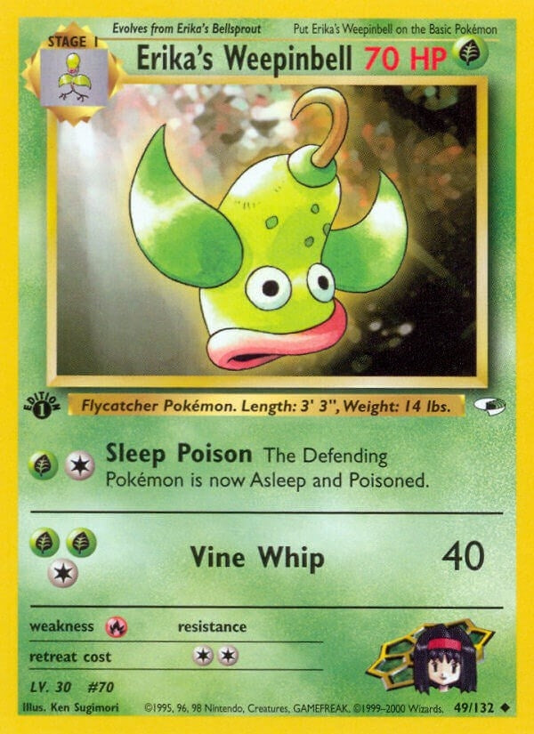 Image for Erika's Weepinbell (49) (049/132) - Pokemon