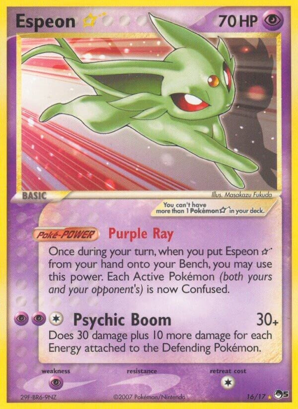 Image for Espeon Star (016/017) - Pokemon