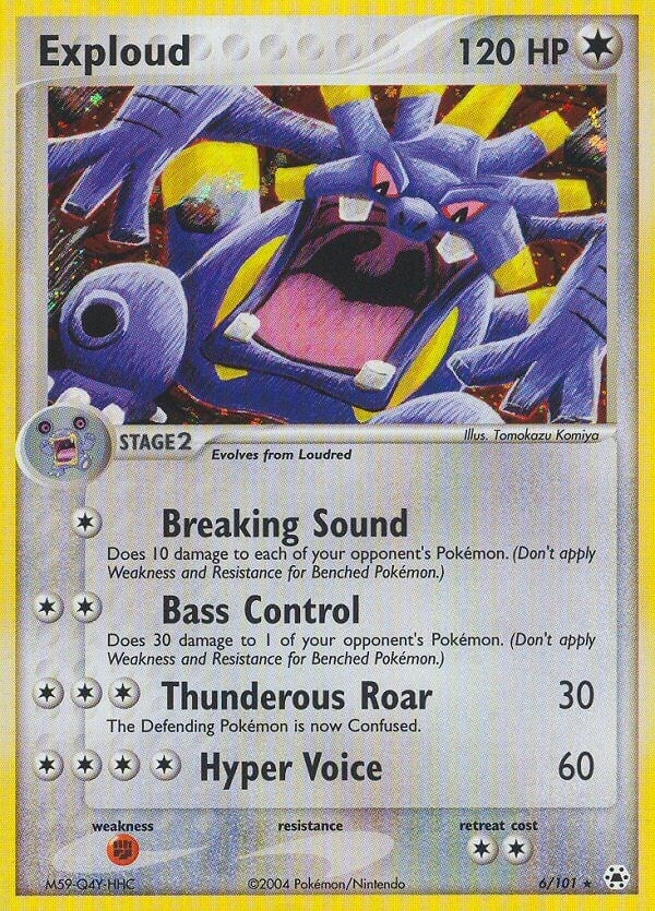 Image for Exploud (6/101) - Pokemon