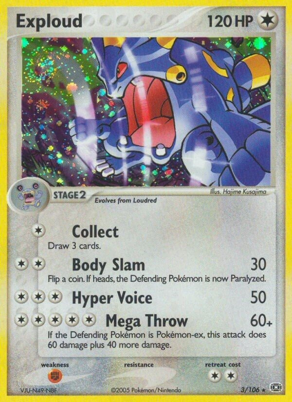 Image for Exploud (3/106) - Pokemon