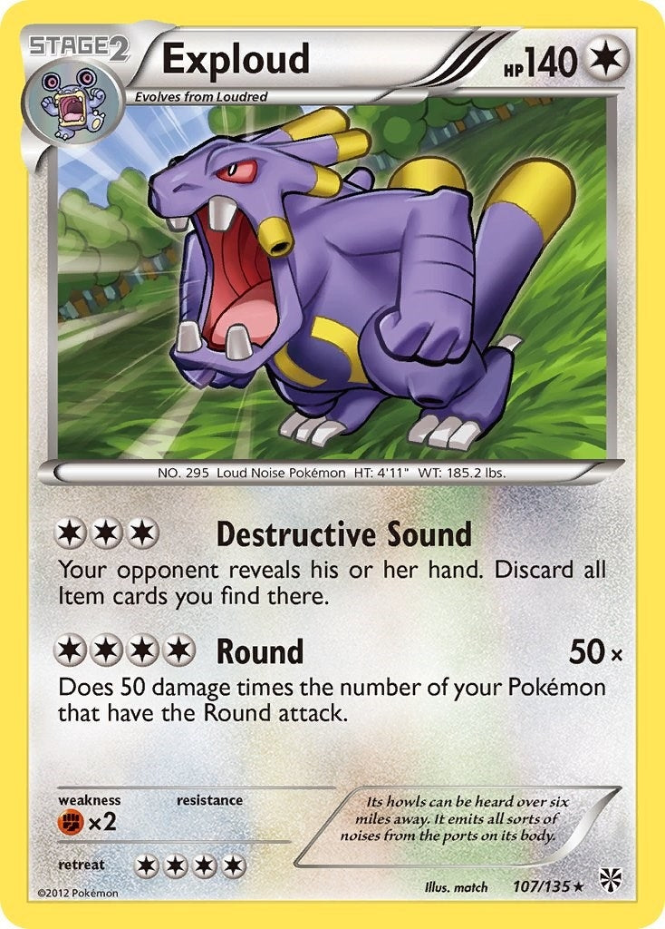 Image for Exploud (107/135) - Pokemon