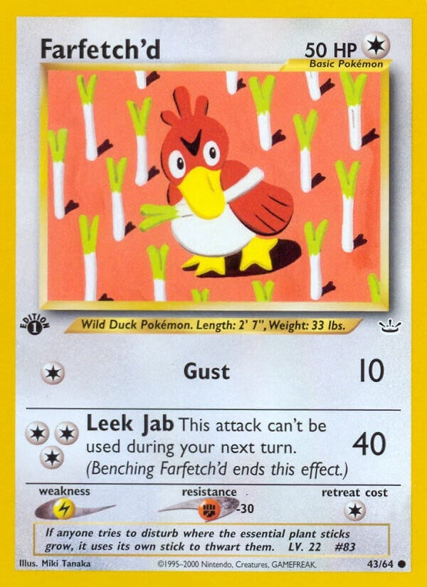 Image for Farfetch'd (43/64) - Pokemon