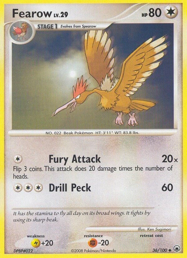 Image for Fearow (36/100) - Pokemon