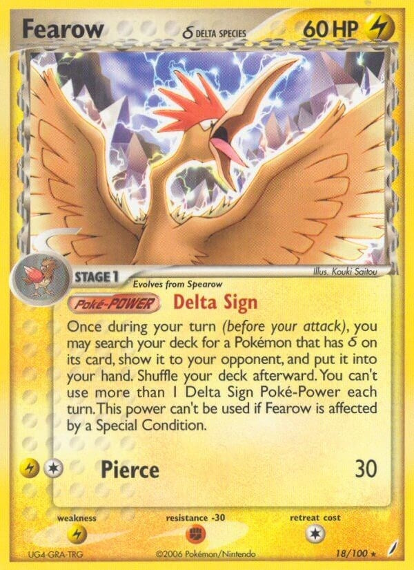 Image for Fearow (Delta Species) (18/100) - Pokemon