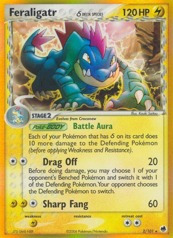 Image for Feraligatr (Delta Species) (2/101) - Pokemon