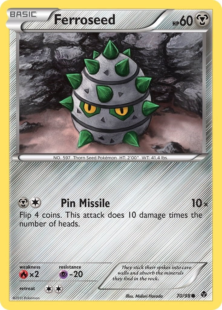 Image for Ferroseed (70) (70/98) - Pokemon