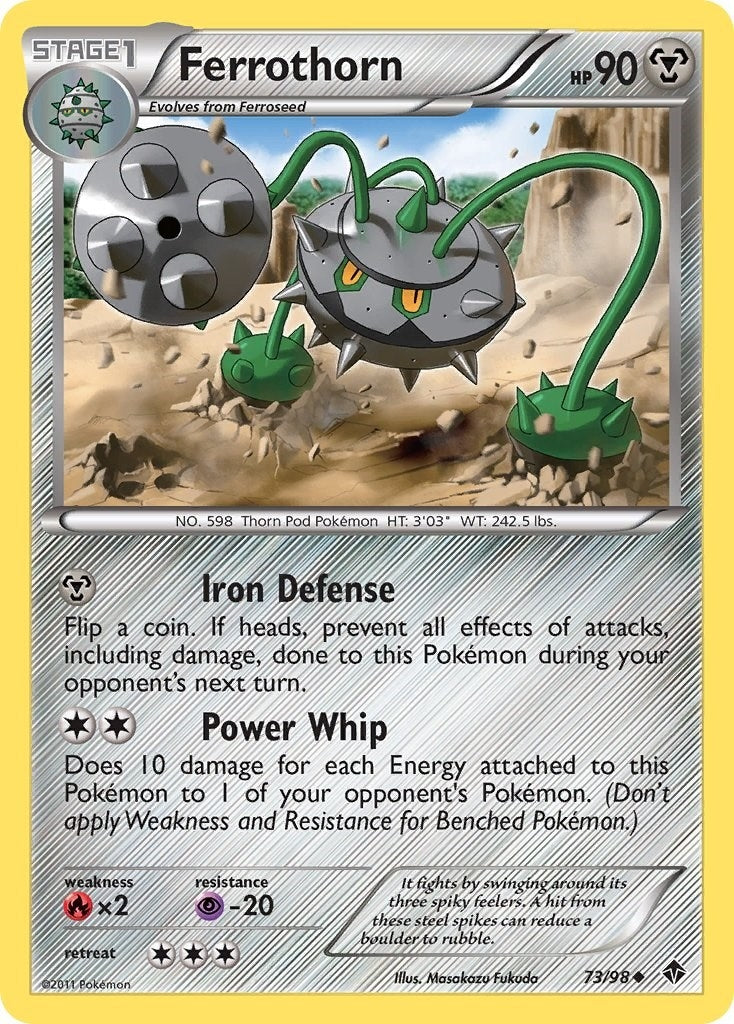 Image for Ferrothorn (73) (73/98) - Pokemon