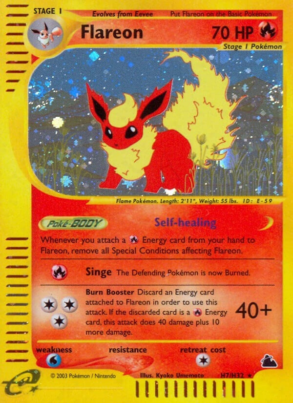 Image for Flareon (H7) (H07/H32) - Pokemon