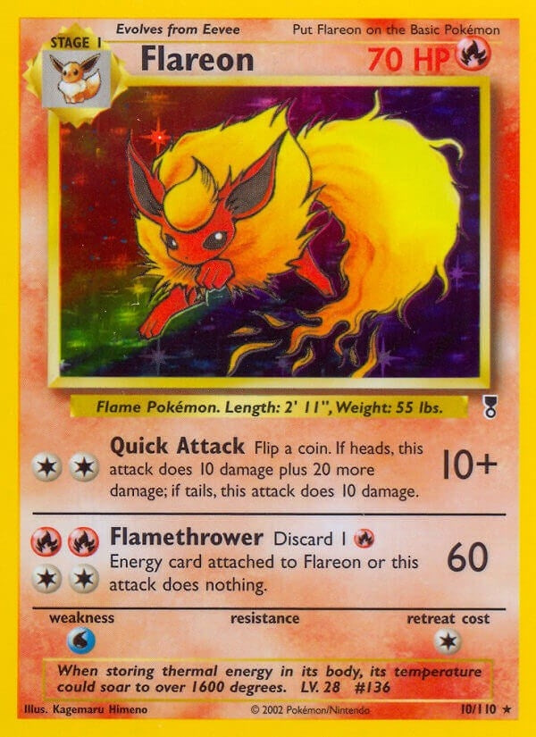 Image for Flareon (010/110) - Pokemon