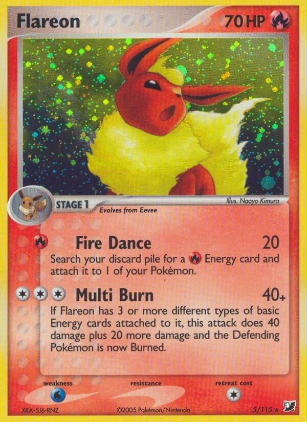 Image for Flareon (5/115) - Pokemon