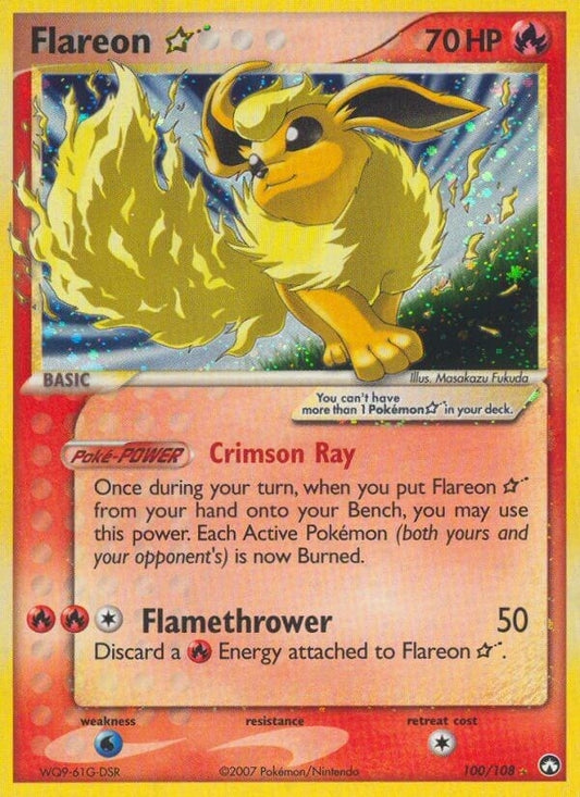 Image for Flareon Star (100/108) - Pokemon