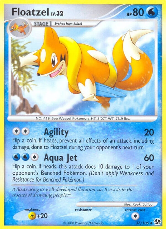 Image for Floatzel (37/106) - Pokemon