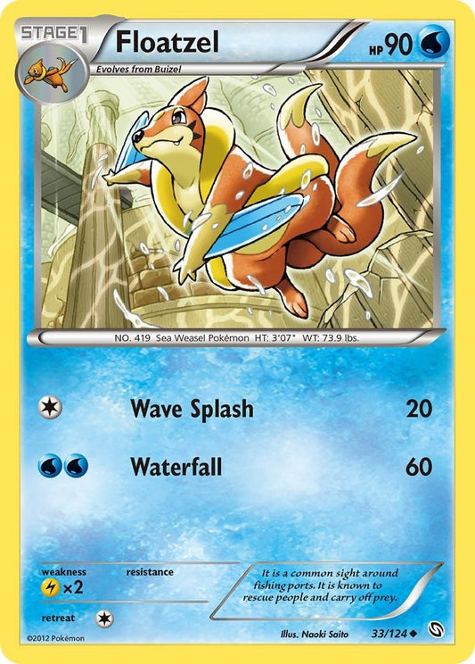 Image for Floatzel (33/124) - Pokemon