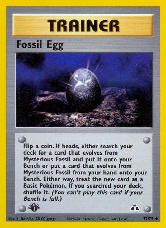 Image for Fossil Egg (72/75) - Pokemon
