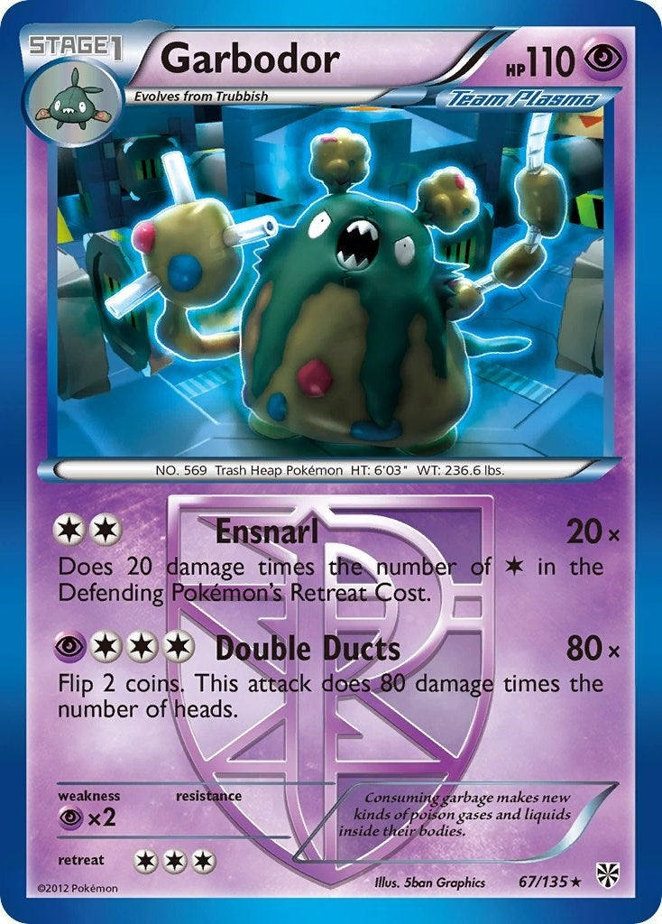 Image for Garbodor (Team Plasma) (67) (67/135) - Pokemon