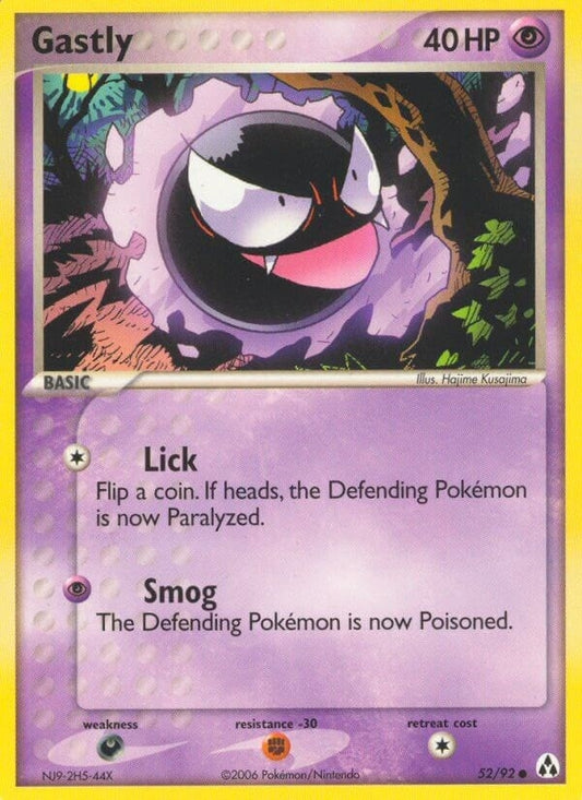 Image for Gastly (52/92) - Pokemon