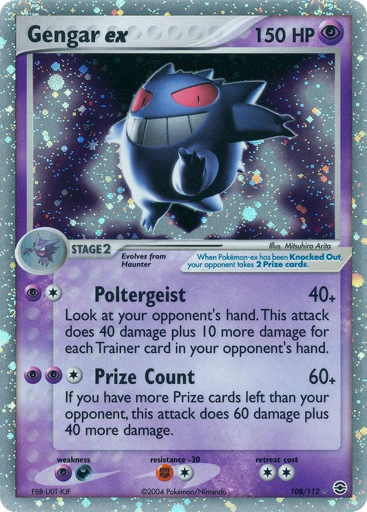 Image for Gengar ex (108/112) - Pokemon