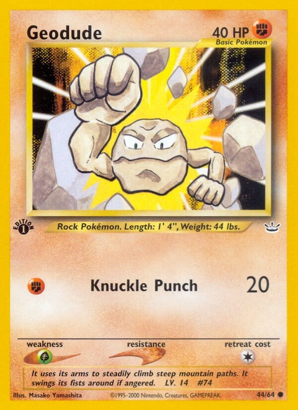 Image for Geodude (44/64) - Pokemon