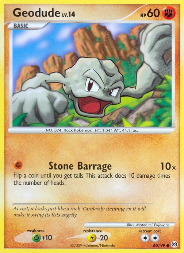 Image for Geodude (65/99) - Pokemon