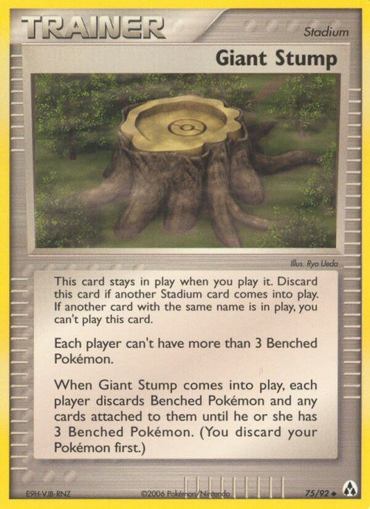 Image for Giant Stump (75/92) - Pokemon