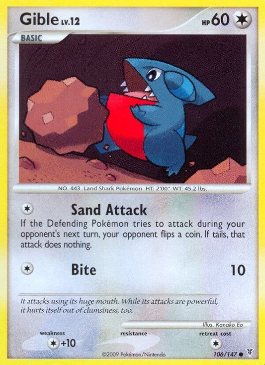 Image for Gible (106) - Pokemon