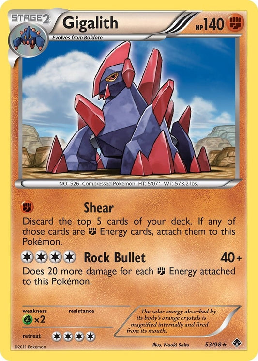 Image for Gigalith (53/98) - Pokemon