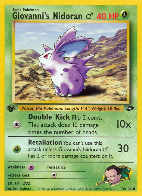 Image for Giovanni's Nidoran M (076/132) - Pokemon
