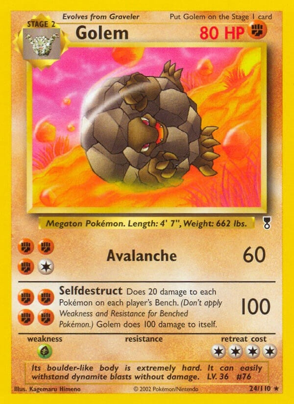 Image for Golem (024/110) - Pokemon