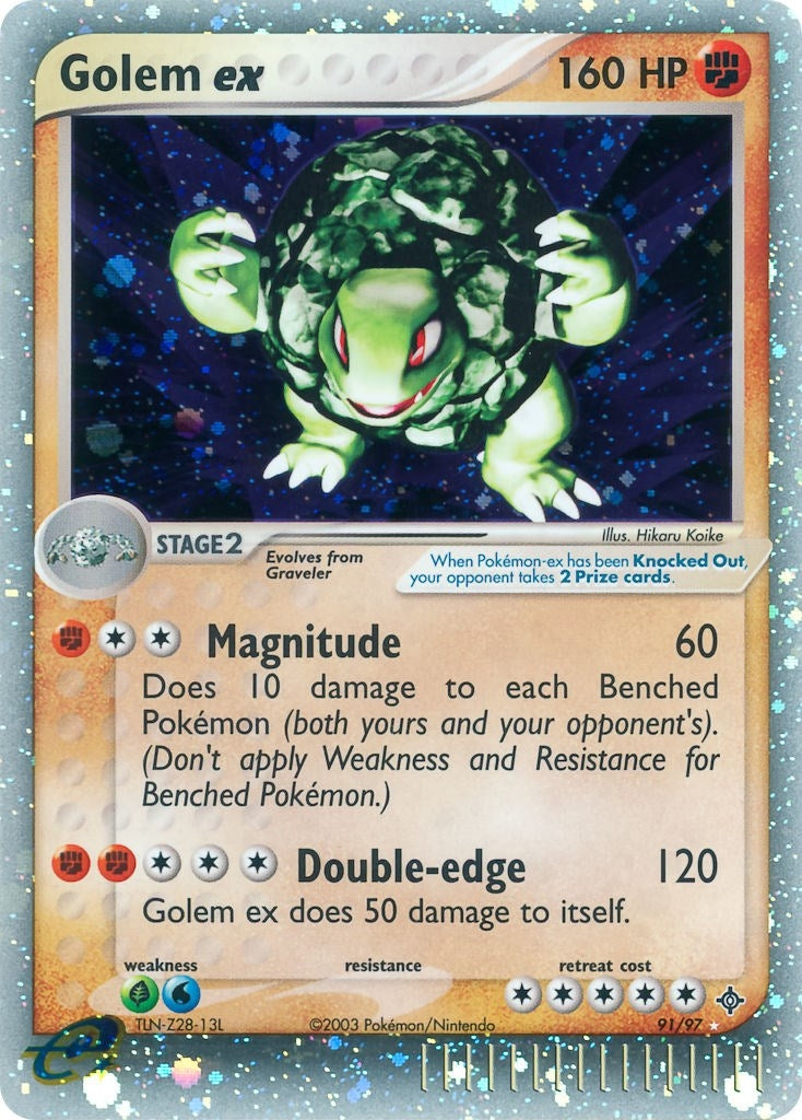 Image for Golem ex (91/97) - Pokemon