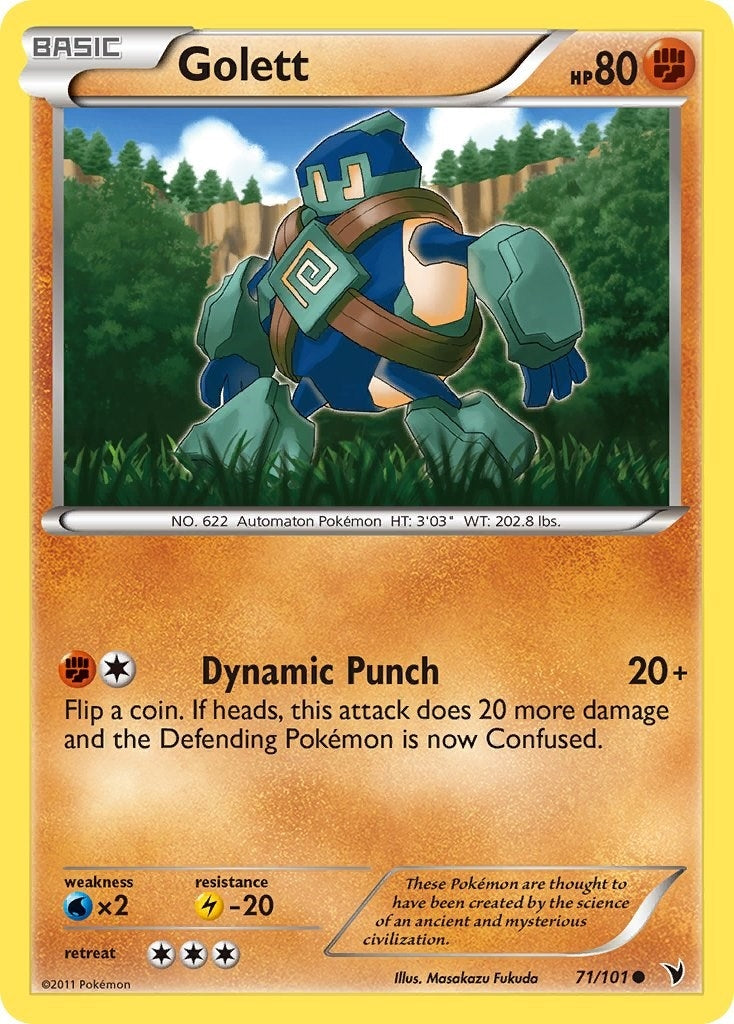 Image for Golett (71/101) - Pokemon