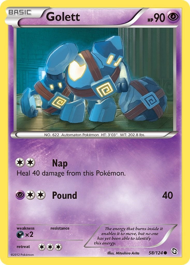Image for Golett (58/124) - Pokemon
