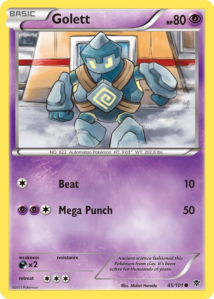 Image for Golett (45/101) - Pokemon
