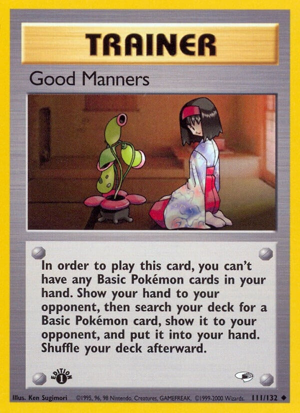 Image for Good Manners (111/132) - Pokemon