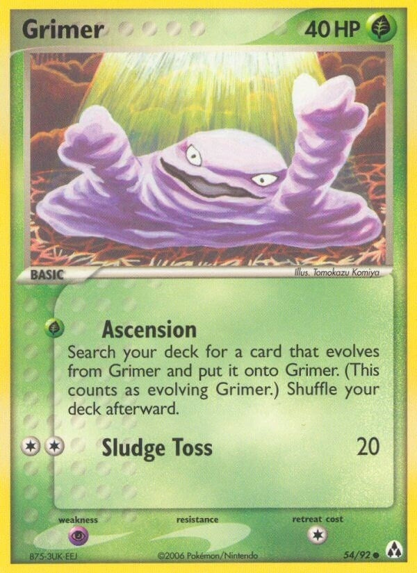 Image for Grimer (54/92) - Pokemon