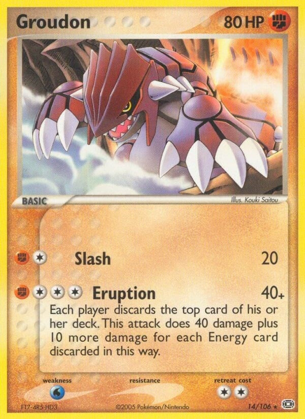 Image for Groudon (14/106) - Pokemon