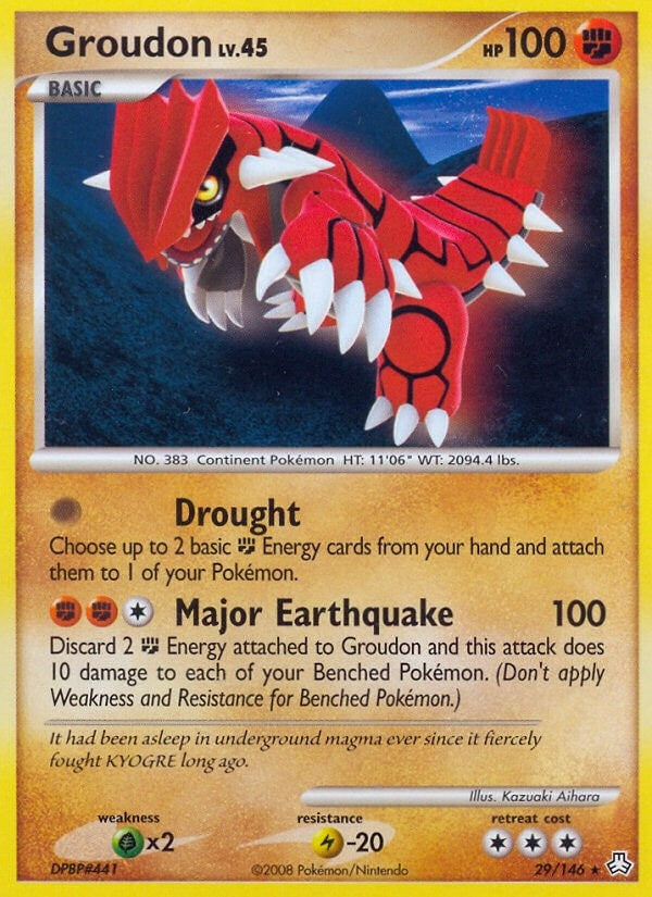 Image for Groudon (29/146) - Pokemon